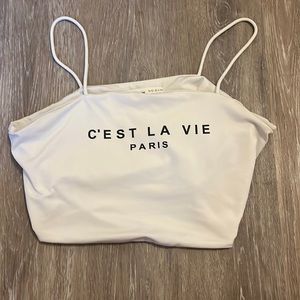 Basic white tiny top